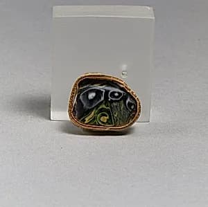 Glass mosaic fragment by Unknown Artist