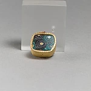 Glass mosaic fragment by Unknown Artist