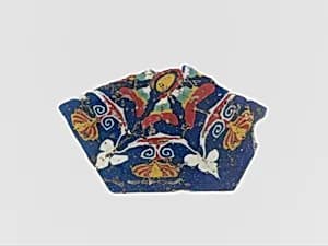 Glass mosaic inlay by Unknown Artist