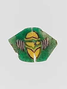 Glass mosaic inlay by Unknown Artist