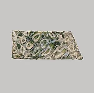 Glass mosaic inlay fragment by Unknown Artist
