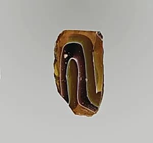 Glass mosaic inlay fragment by Unknown Artist