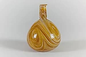 Glass mosaic perfume bottle by Unknown Artist