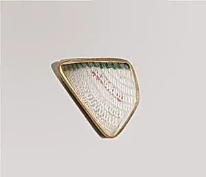Glass network mosaic bowl fragment by Unknown Artist