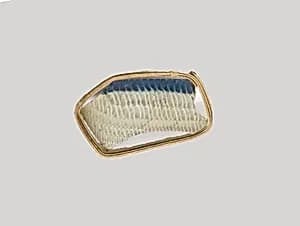 Glass network mosaic bowl fragment by Unknown Artist