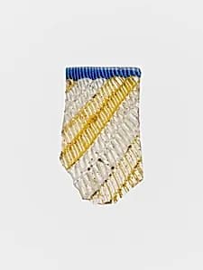 Glass network mosaic bowl fragment by Unknown Artist