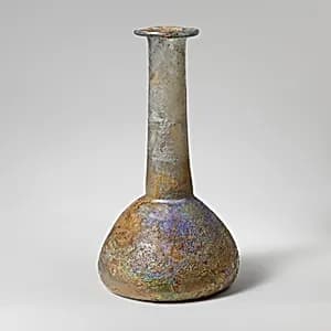 Glass perfume bottle by Unknown Artist