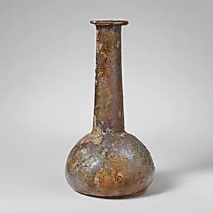 Glass perfume bottle by Unknown Artist