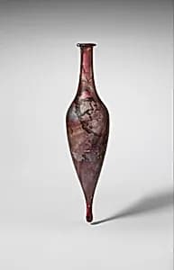 Glass perfume bottle by Unknown Artist