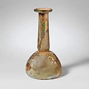 Glass perfume bottle by Unknown Artist