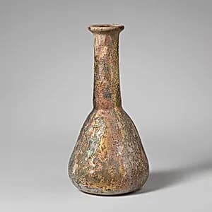 Glass perfume bottle by Unknown Artist