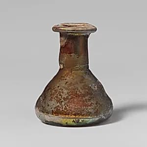 Glass perfume bottle by Unknown Artist