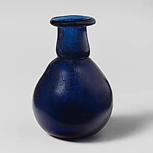Glass perfume bottle by Unknown Artist