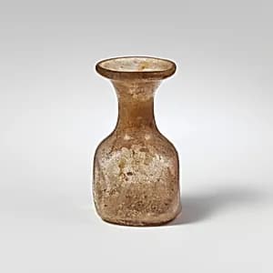 Glass perfume bottle by Unknown Artist