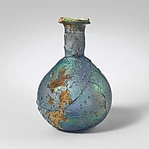 Glass perfume bottle by Unknown Artist