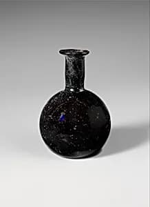 Glass perfume bottle by Unknown Artist