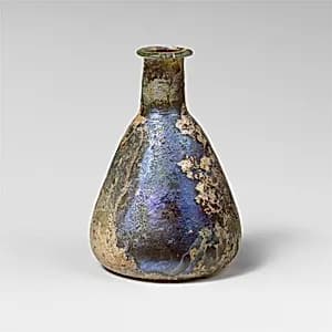 Glass perfume bottle by Unknown Artist
