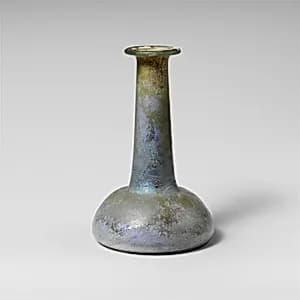 Glass perfume bottle by Unknown Artist