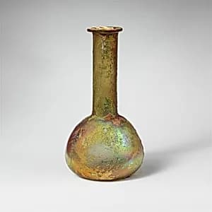 Glass perfume bottle by Unknown Artist