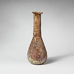 Glass perfume bottle by Unknown Artist