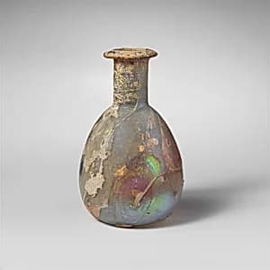 Glass perfume bottle by Unknown Artist