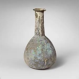 Glass perfume bottle by Unknown Artist