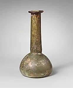 Glass perfume bottle by Unknown Artist