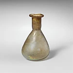 Glass perfume bottle by Unknown Artist