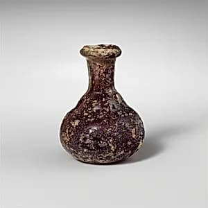 Glass perfume bottle by Unknown Artist