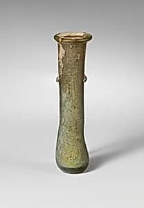 Glass perfume bottle by Unknown Artist