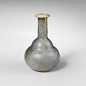Glass perfume bottle by Unknown Artist