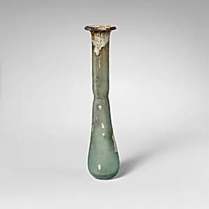 Glass perfume bottle by Unknown Artist