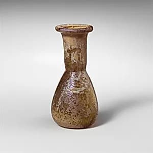 Glass perfume bottle by Unknown Artist