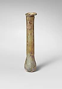 Glass perfume bottle by Unknown Artist