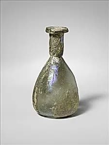 Glass perfume bottle by Unknown Artist