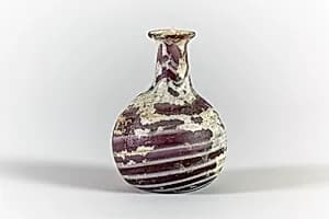 Glass perfume bottle by Unknown Artist