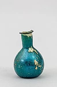 Glass perfume bottle by Unknown Artist