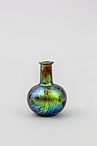 Glass perfume bottle by Unknown Artist