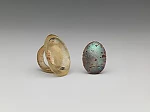 Glass ring by Unknown Artist