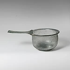 Glass trulla (pan) by Unknown Artist