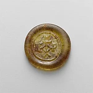 Glass weight by Unknown Artist