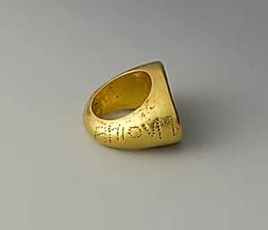 Gold ring by Unknown Artist