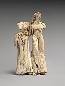Ivory decorative plaque by Unknown Artist