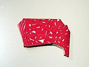 Mosaic glass bowl fragment by Unknown Artist
