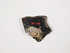 Mosaic glass inlay fragment by Unknown Artist