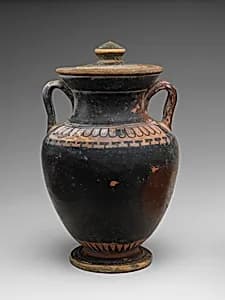 Neck-amphora with lid by Unknown Artist