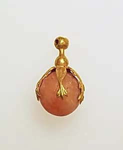 Pendant with rose bud by Unknown Artist