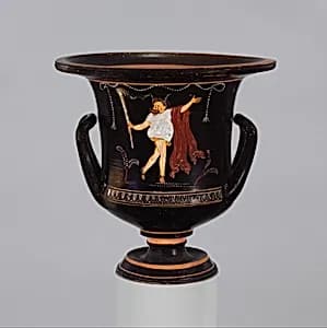 Terracotta calyx-krater (mixing bowl) by Konnakis Group