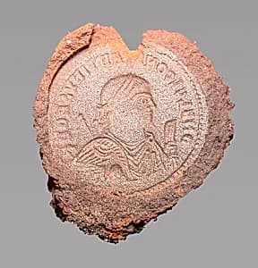 Terracotta coin molds by Unknown Artist