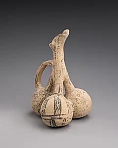 Terracotta composite jug by Unknown Artist
